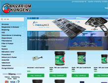Tablet Screenshot of akvariumkungen.se